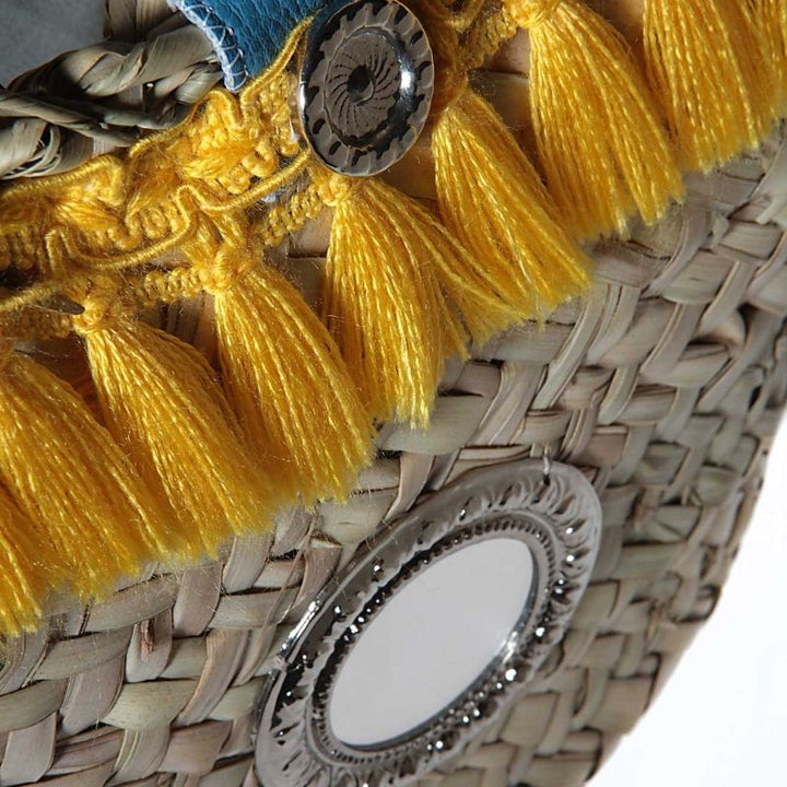 detail of Sicilian elegant handbag