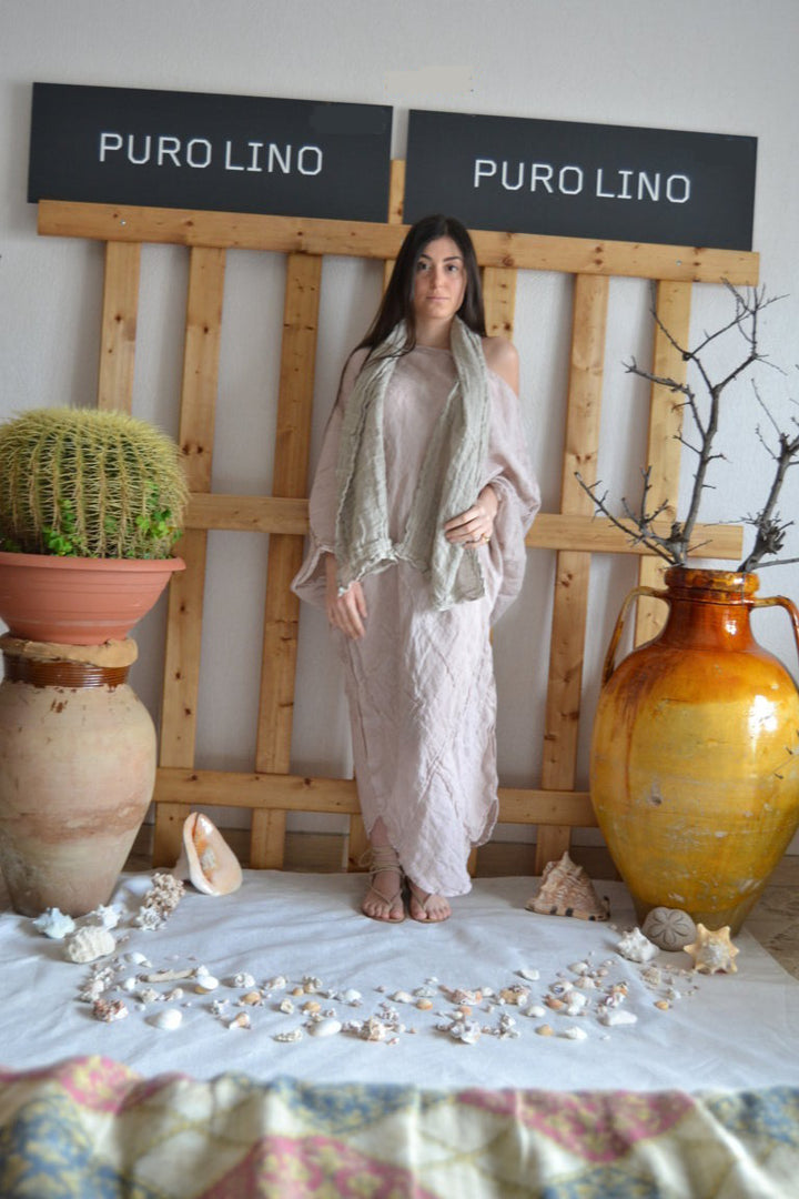 Pure Linen Positano Tunic Dress