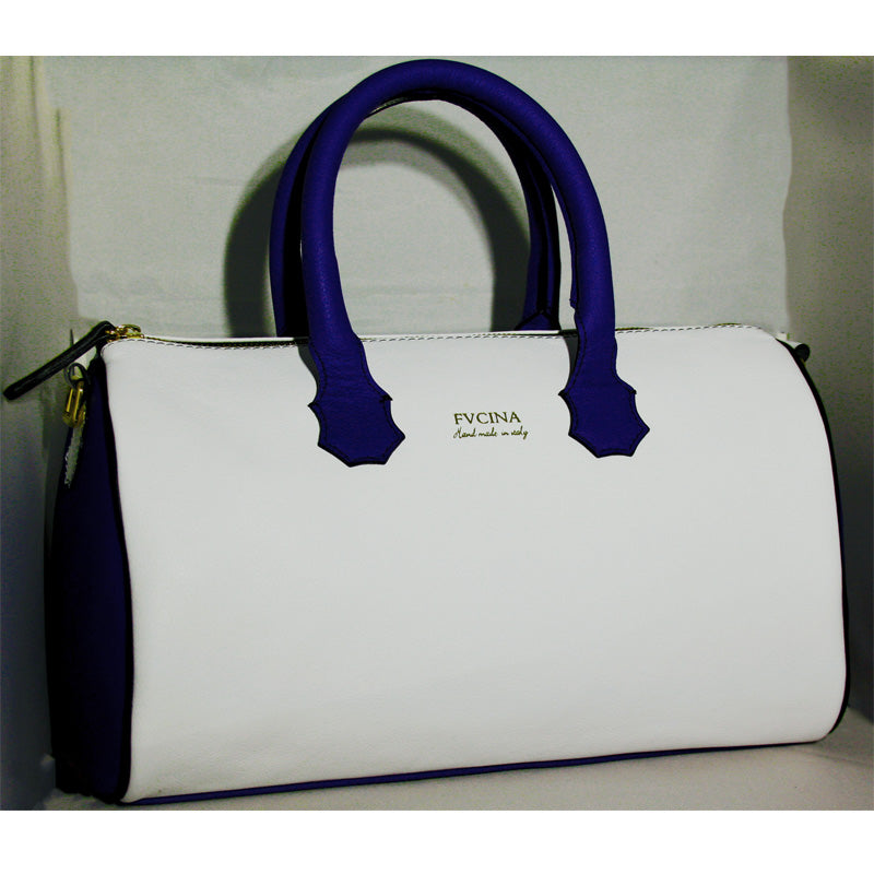 Fine Leather Made In Italy Handbag Bauletto