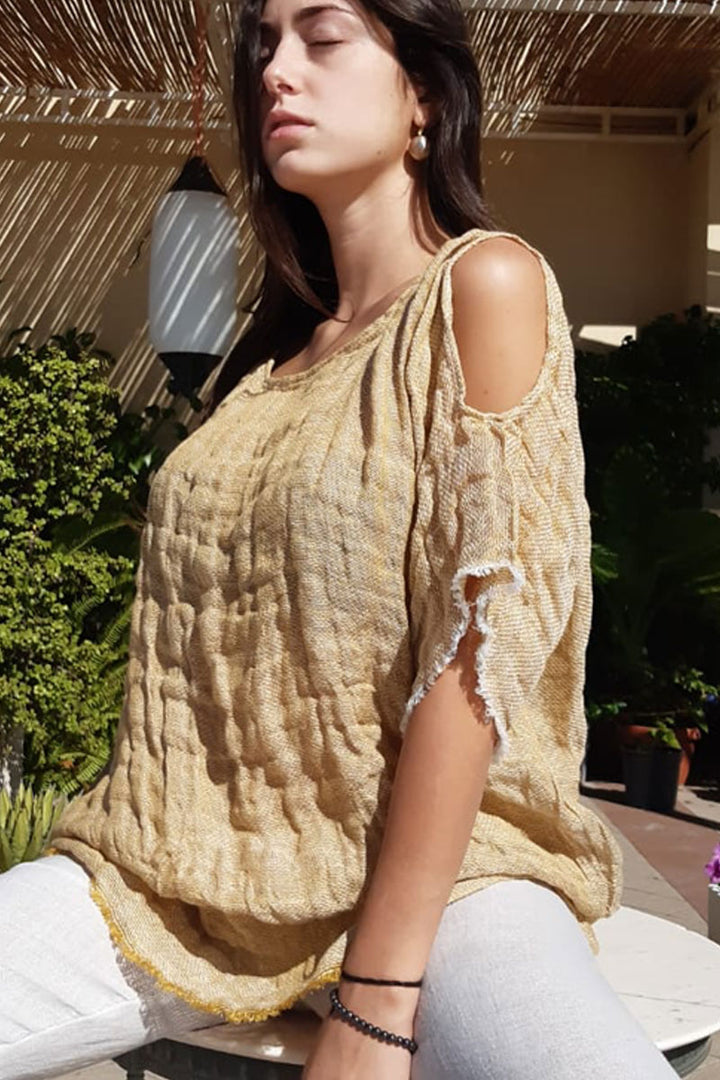 Pure Italian Linen Chemise shirt