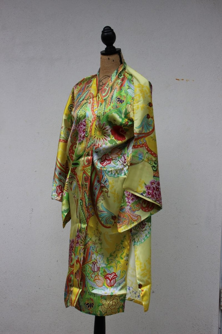 Yellow Long Jacket Kimono