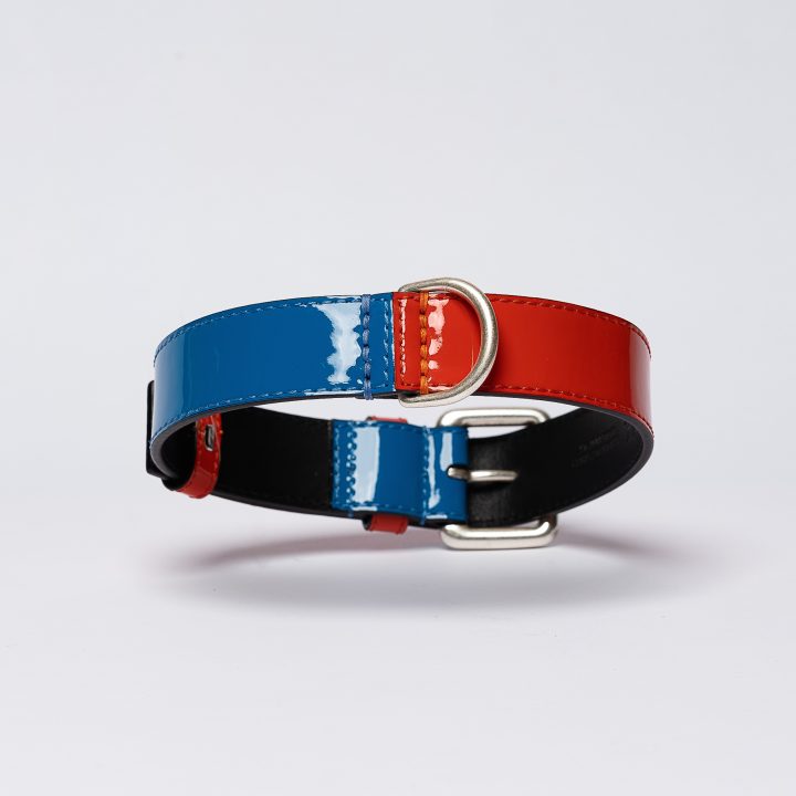 Patent Leather Rugby Collar