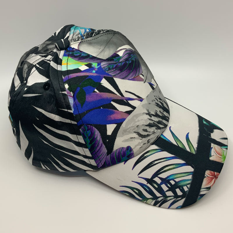Silk Cap Black and White Fantasy