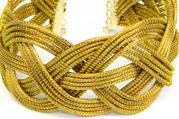 Vegetable Gold Binario Bracelet