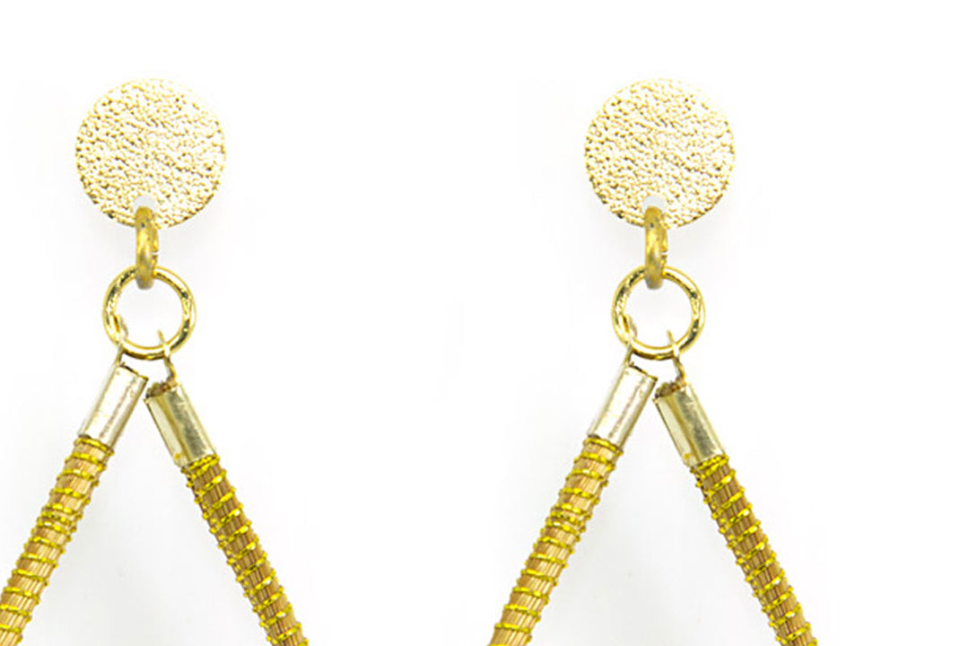 Vegetable Gold Aurora Earrings