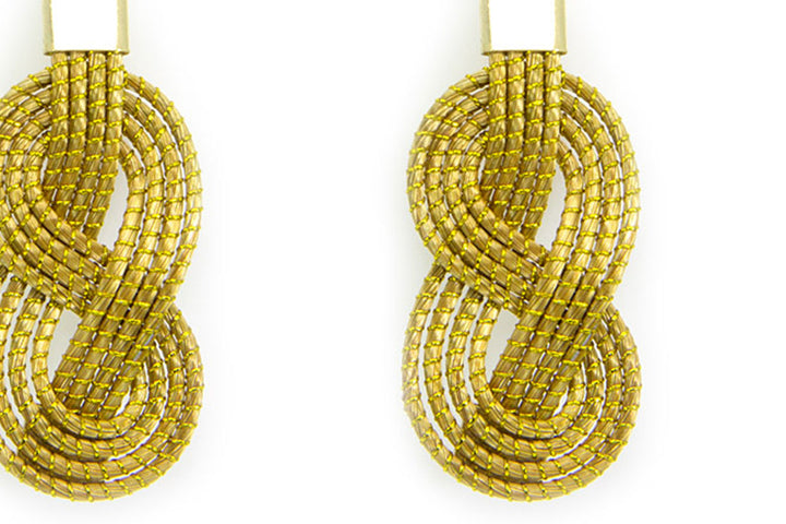 Vegetable Gold Nodo Earrings