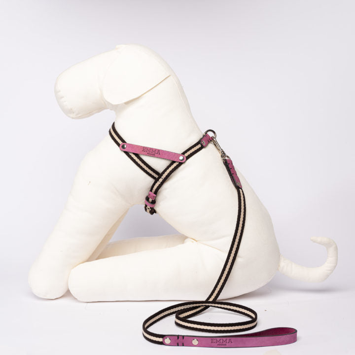 Nubuck Fucsia harness