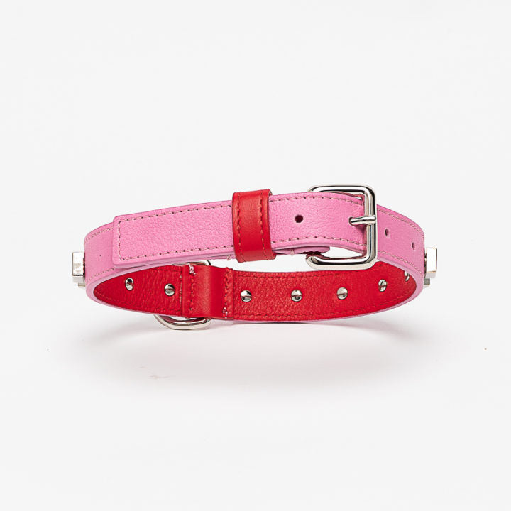 Red and Pink Bicolor Collar
