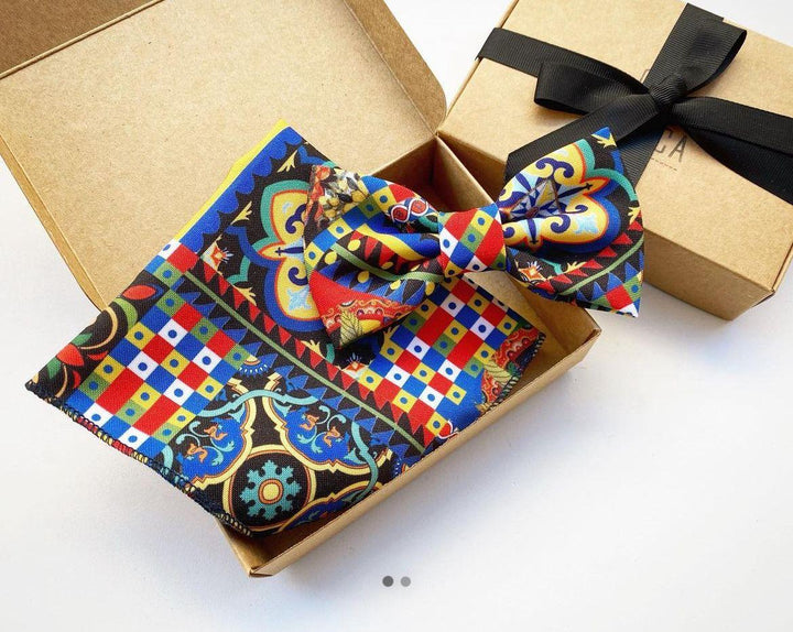 Sicilian Folk pocket square