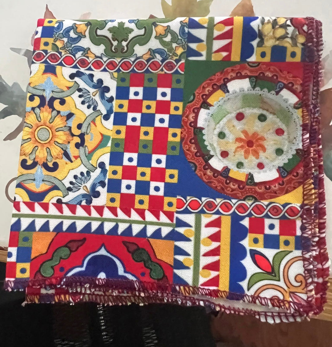 Sicilian Folk pocket square