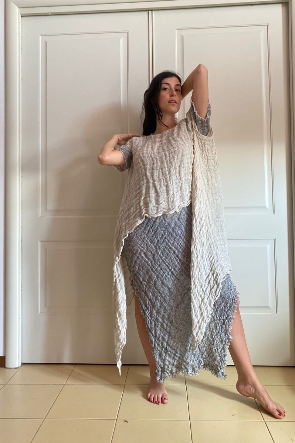 natural color Italian linen