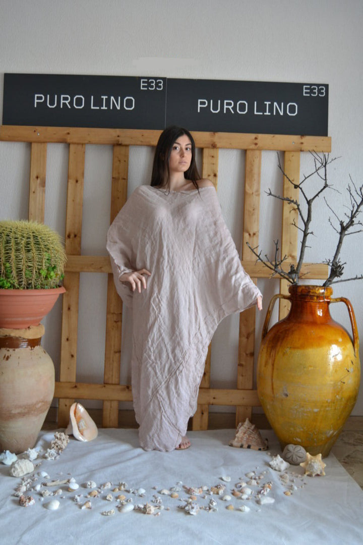 Pure Linen Positano Tunic Dress