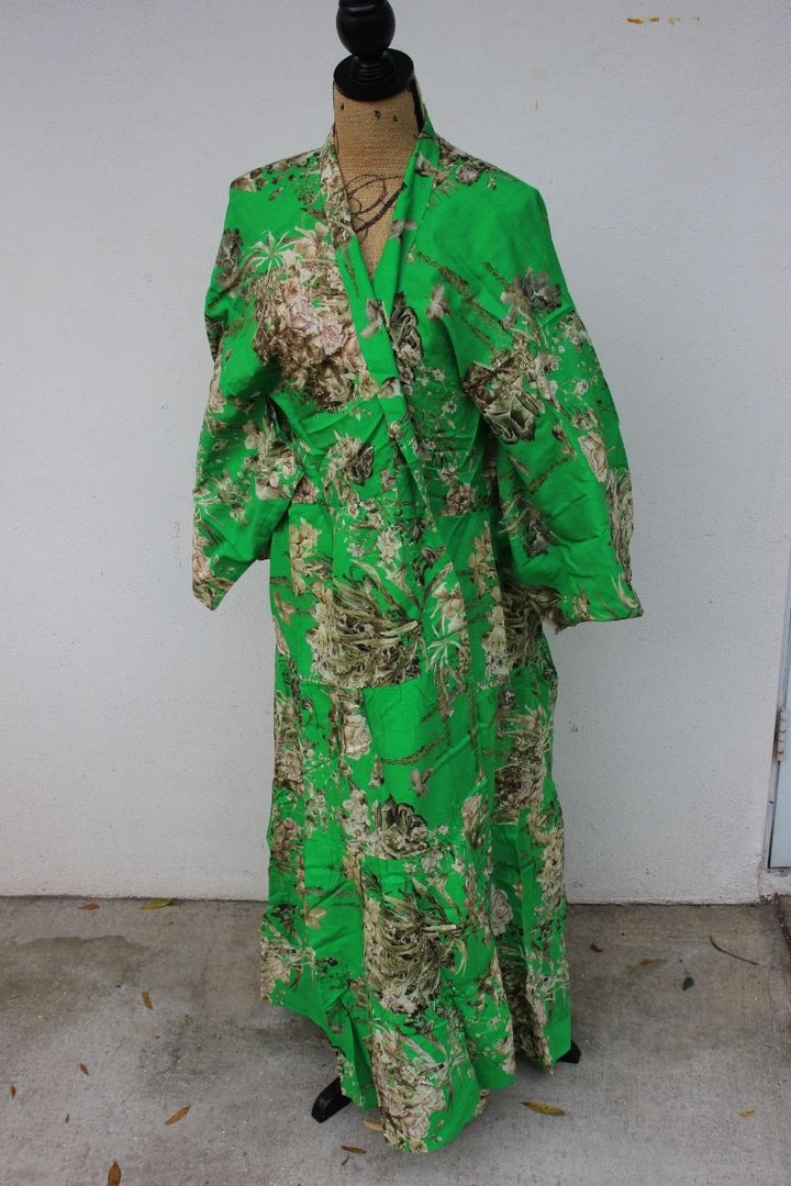 Gipsy Green Cotton Kimono