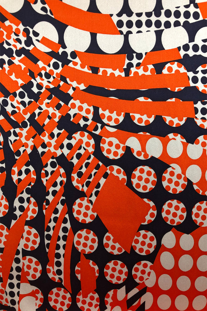 Sensual Classic Orange Silk Kimono - designed in Italy Ariel's Vibes