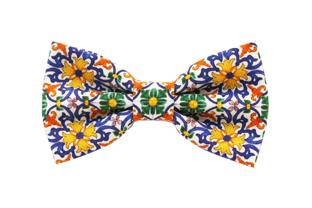 Italian Bow Tie Multicolor Maiolica