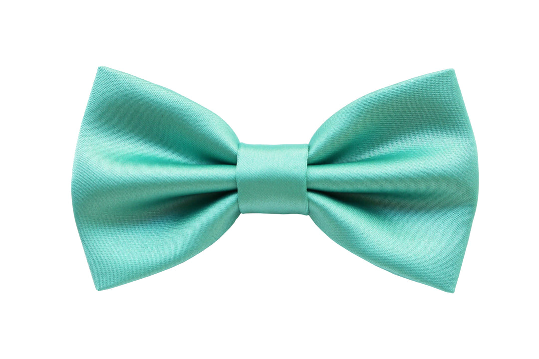 Italian Handmade Tiffany green bow tie