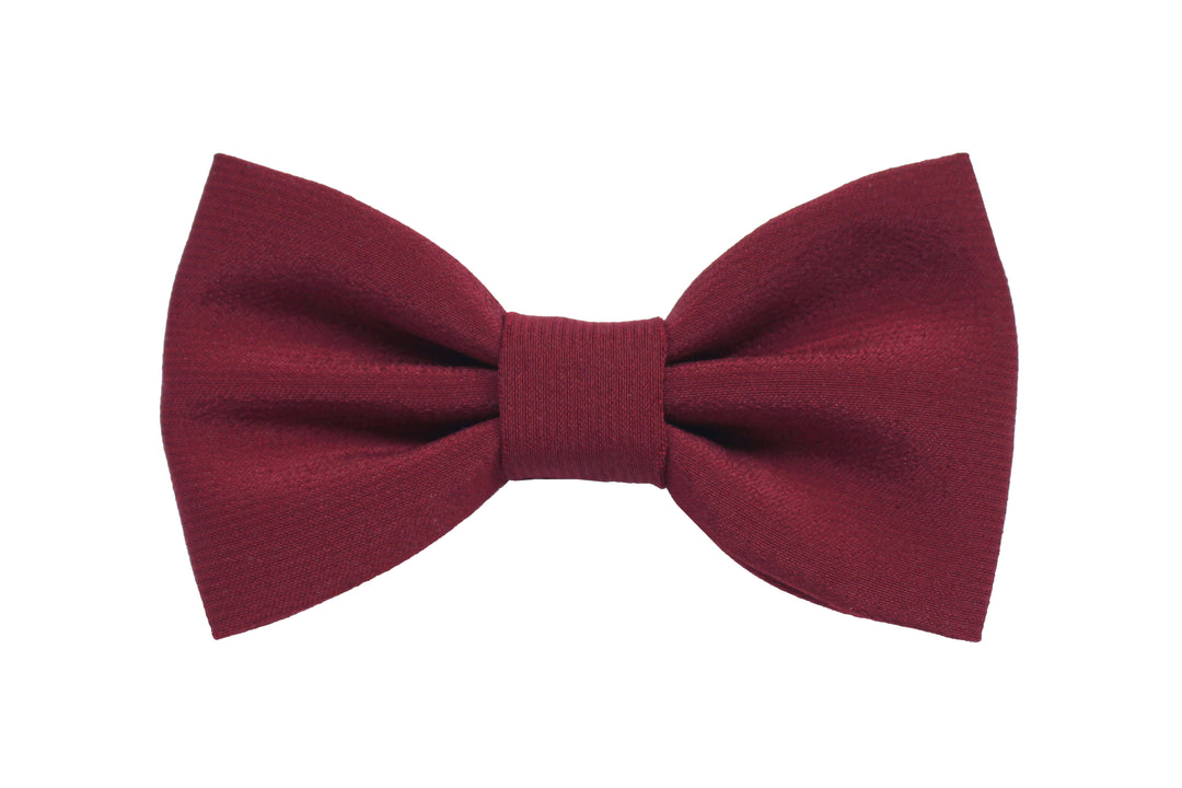 Handmade silk Italian Red bow Tie