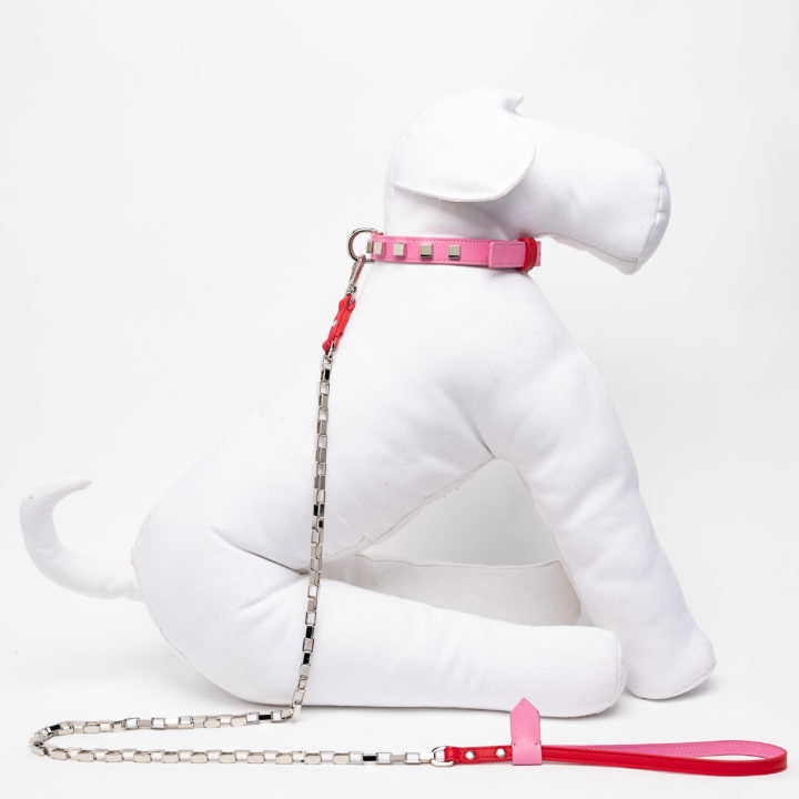 Red and Pink Bicolor Collar