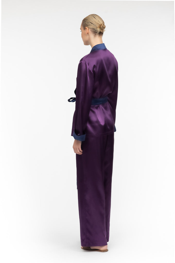 Purple Satin Pajama