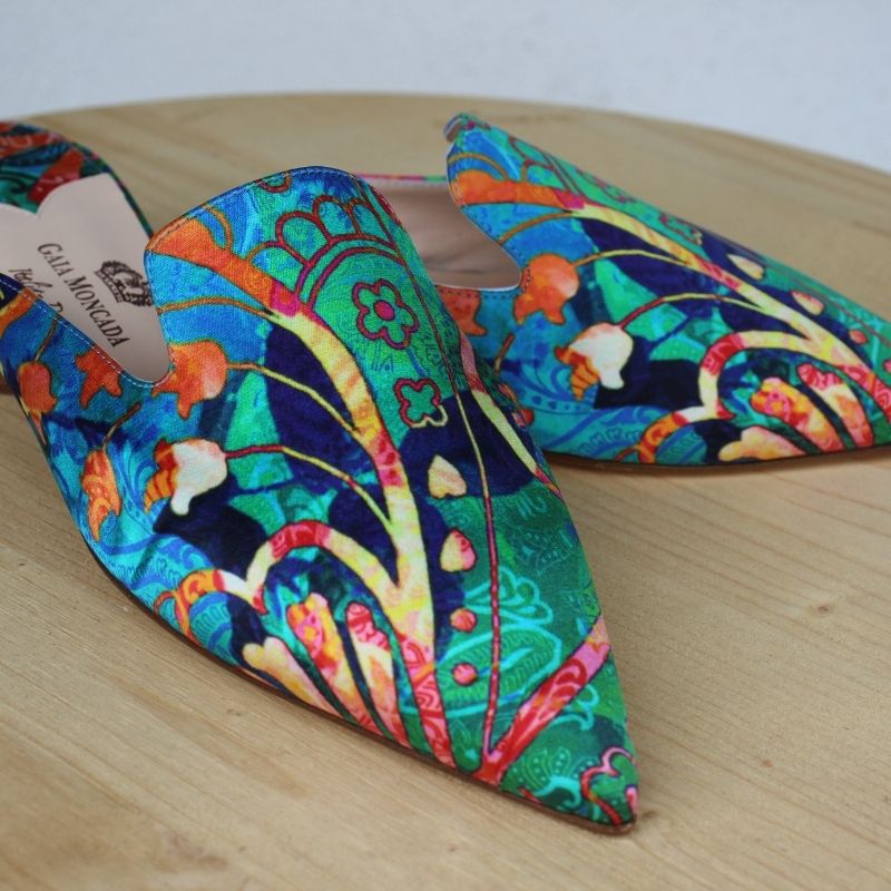 Kimono Silk slippers