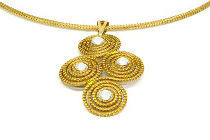 Vegetable Gold Iside Necklace