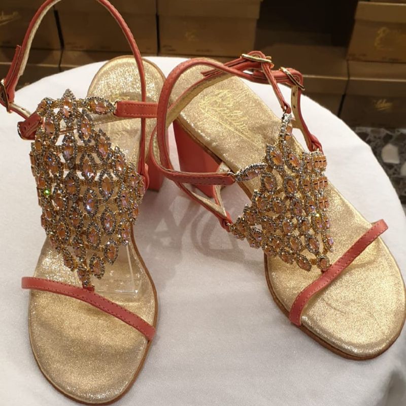 Handmade Italian Jewel Capri Sandal