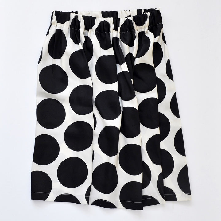 Black and White Viscose Skirt